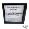 January Birthstone Bracelet