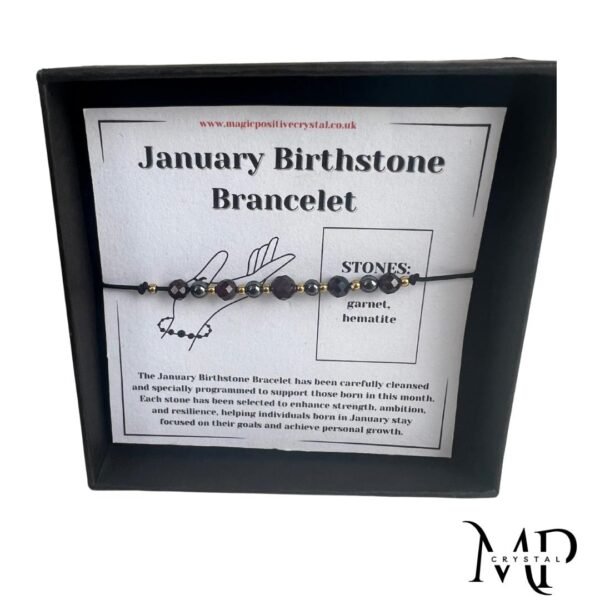 January Birthstone Bracelet