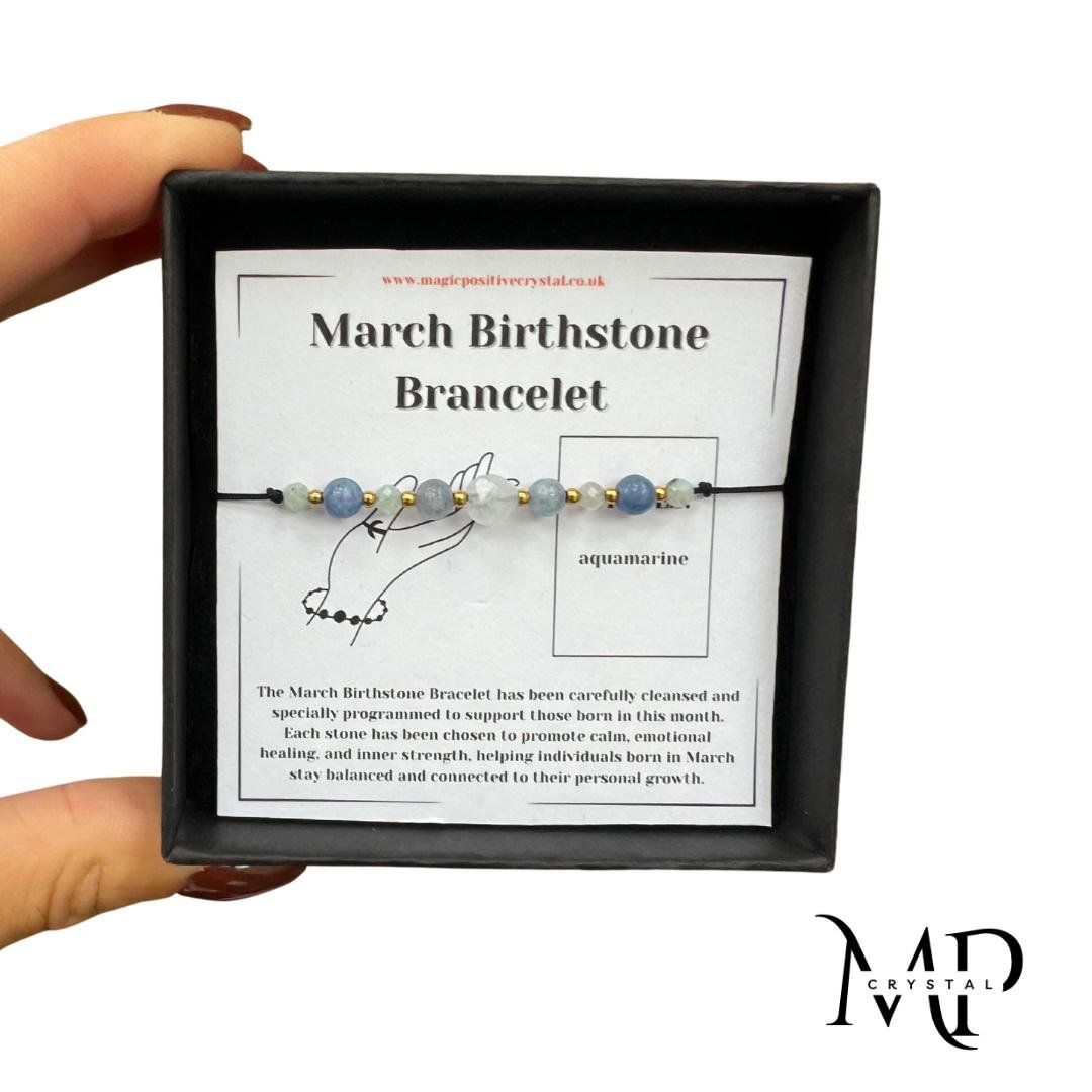March Birthstone Bracelet