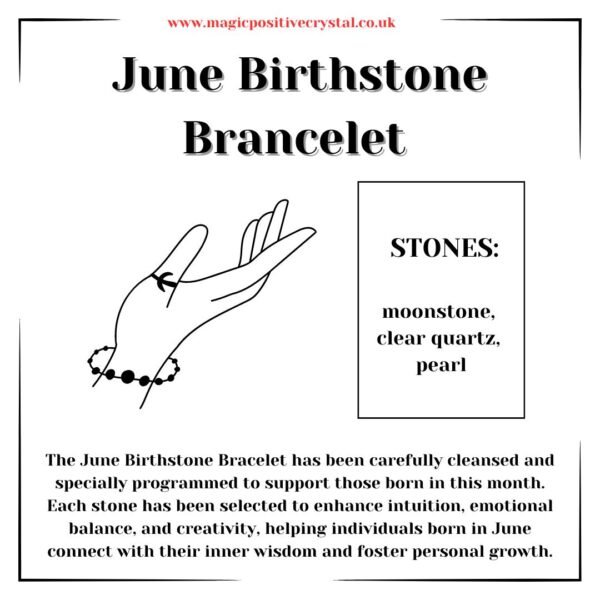 June Birthstone Bracelet