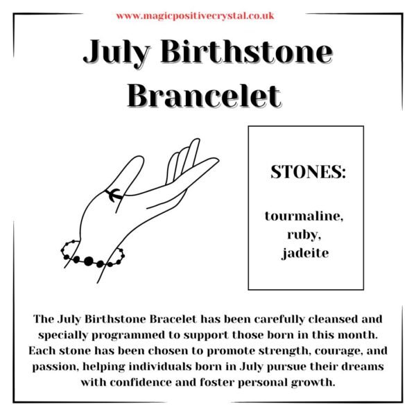 July Birthstone Bracelet