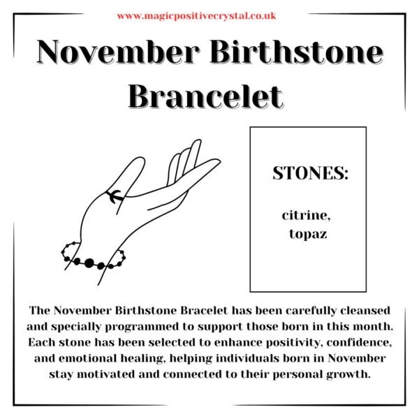 November Birthstone Bracelet