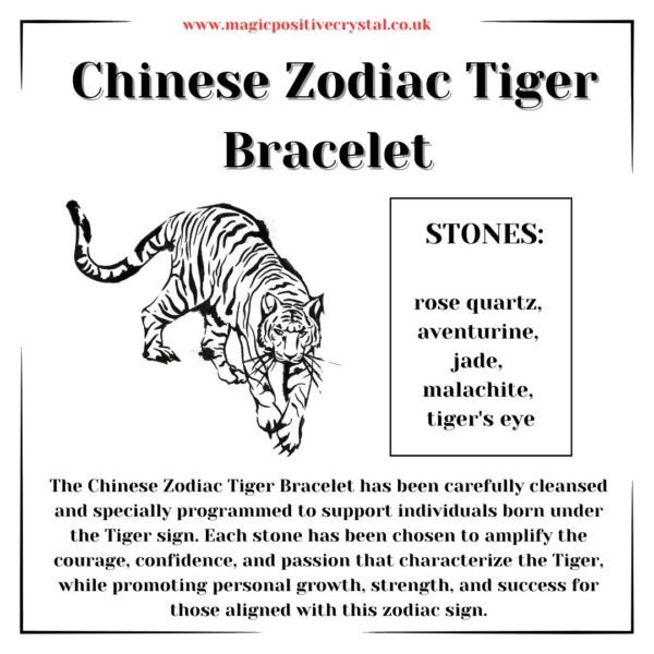 Chinese Zodiac Tiger Bracelet