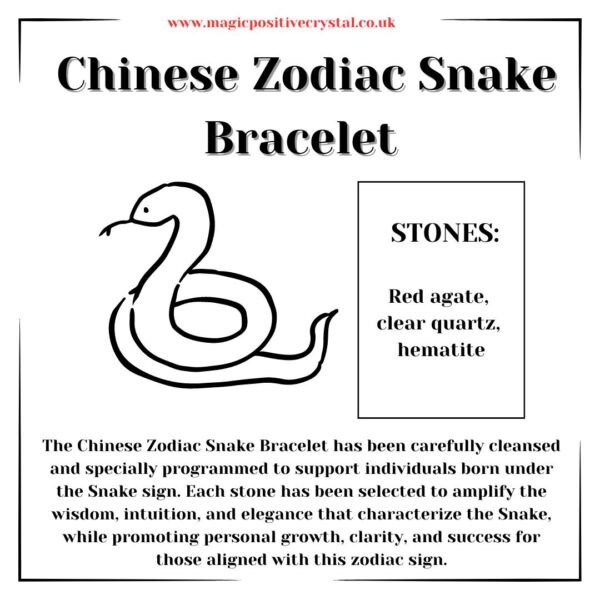 Chinese Zodiac Snake Bracelet