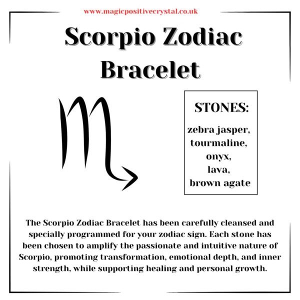 Scorpio Zodiac Bracelet