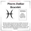 Pisces Zodiac Bracelet