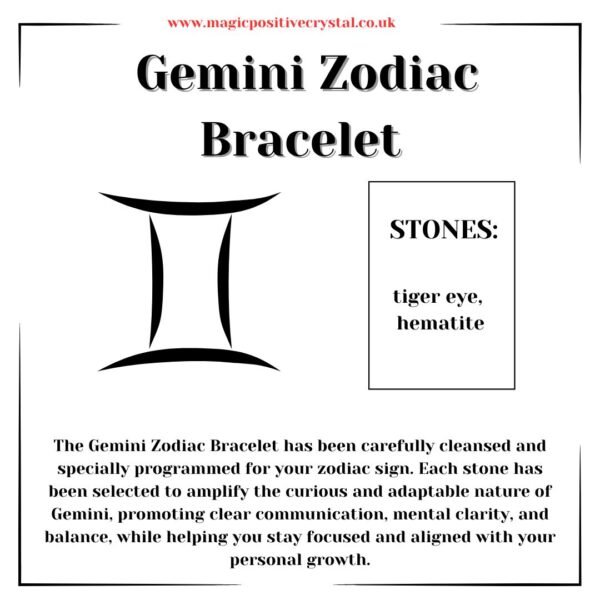 Gemini Zodiac Bracelet