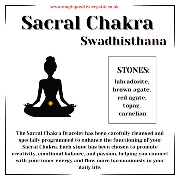 Sacral Chakra Bracelet - Image 9