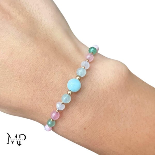 A spring-season bracelet
